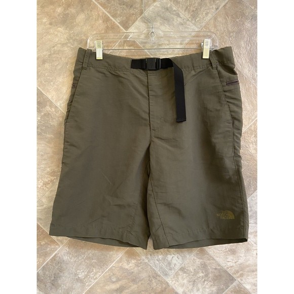 The North Face Mens 32 Green Nylon Paramount Trail Chino Shorts Adjustable Waist - Picture 3 of 15